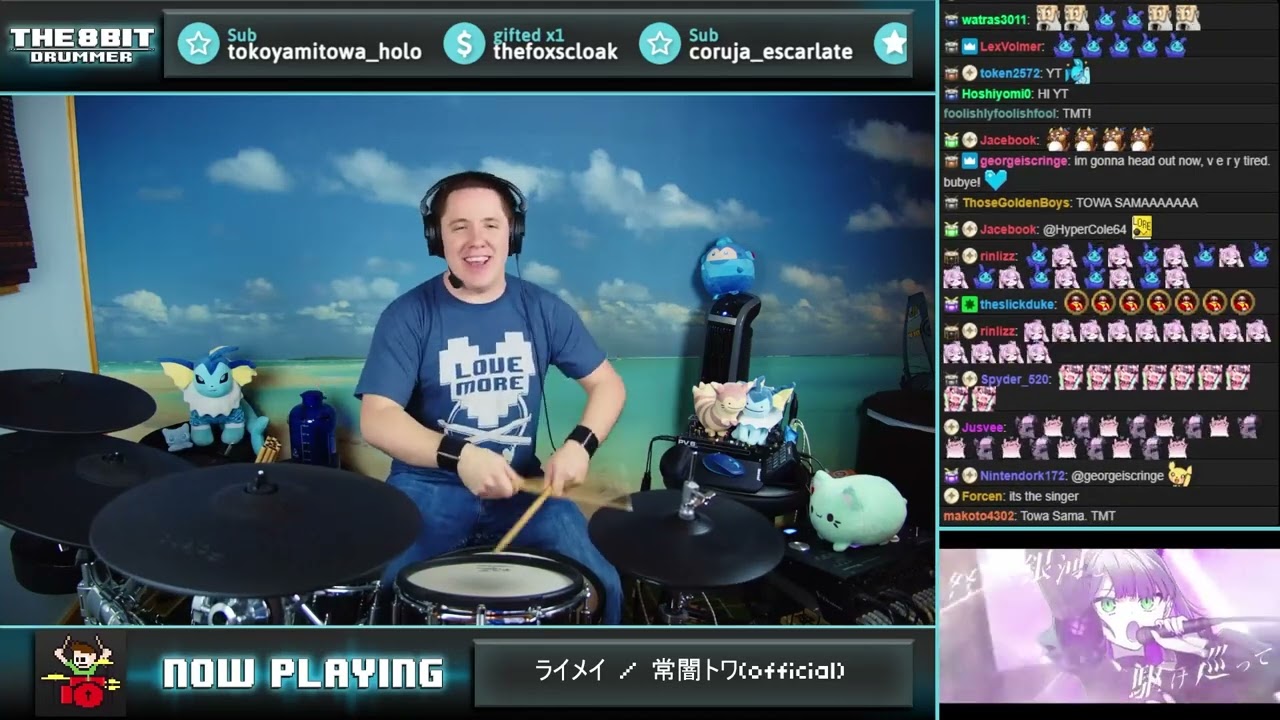 The8BitDrummer // Tokoyami Towa - Raimei