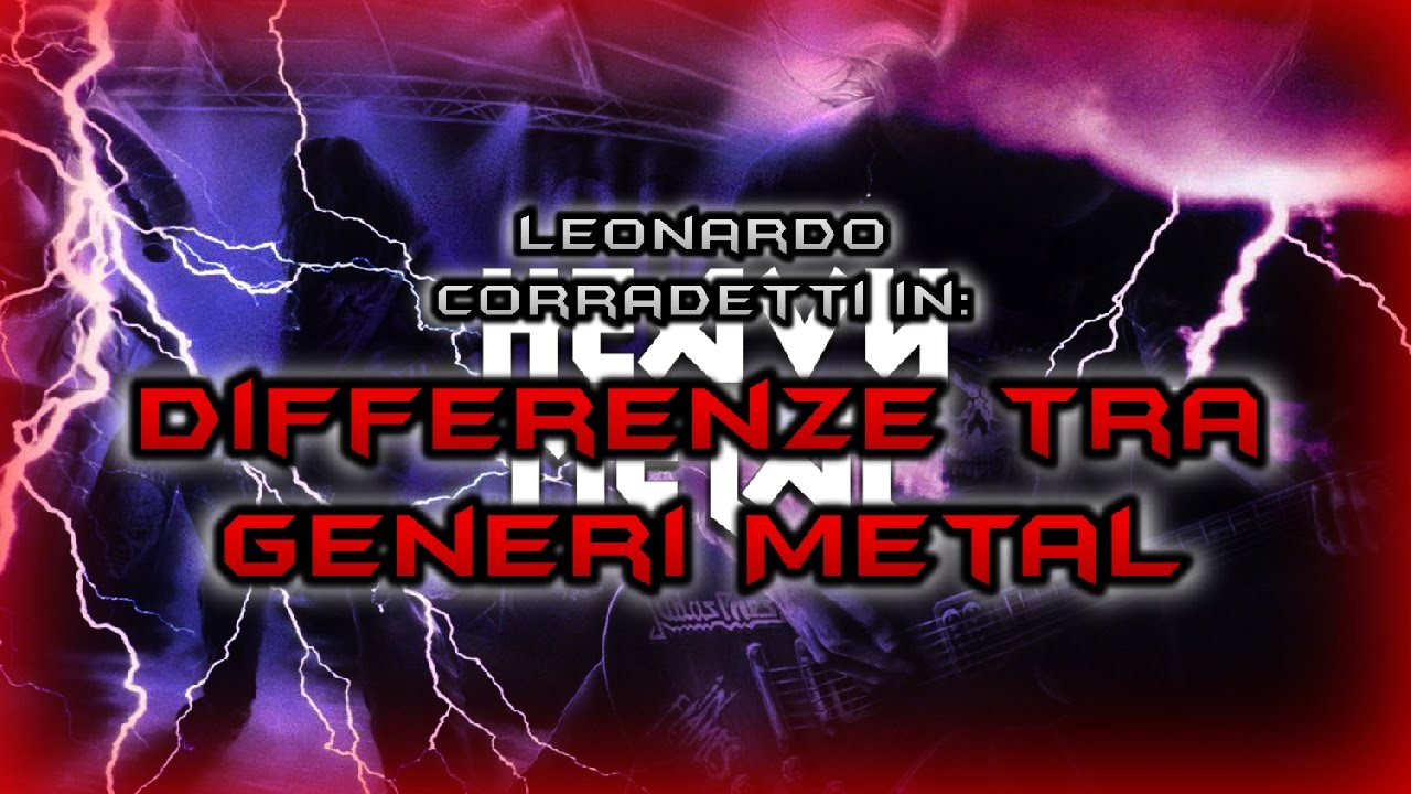 Differenze tra generi Metal