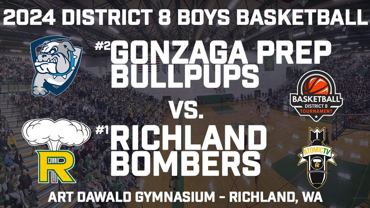 2023-24 4A District 8 Championship - Gonzaga Prep Bullpups vs. Richland Bombers