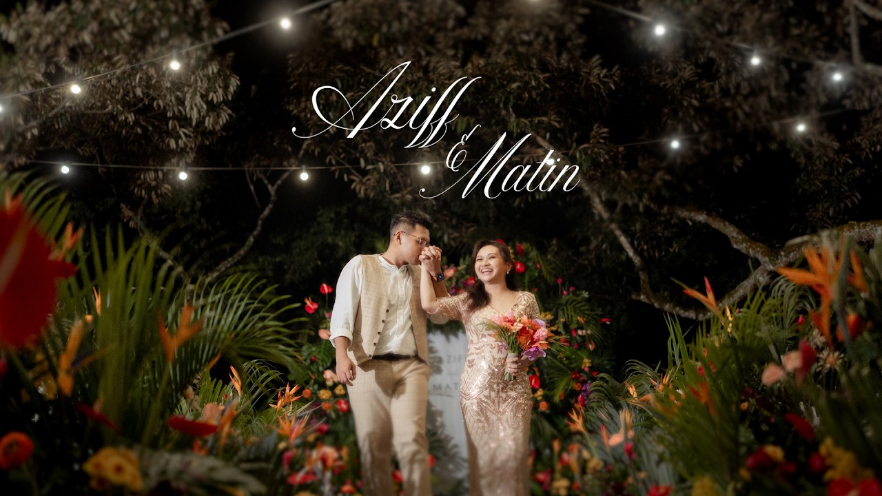 RECEPTION of Aziff & Matiin l Malaysia Wedding Cinematography Highlight Video