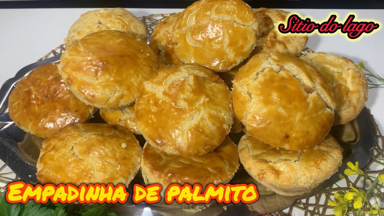 Empada de Palmito Cremosa | Massa Podre Perfeita e Recheio Suculento
