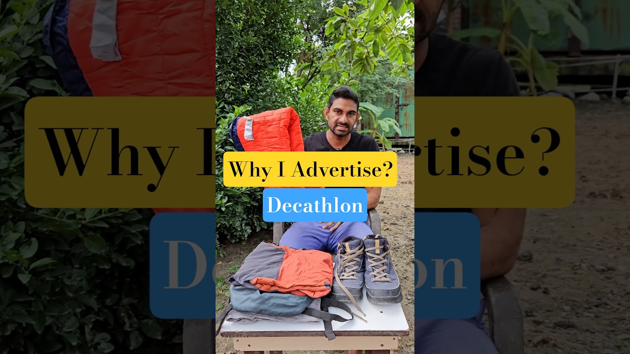 Why do I Advertise Decathlon Products ? || #shorts #decathlon