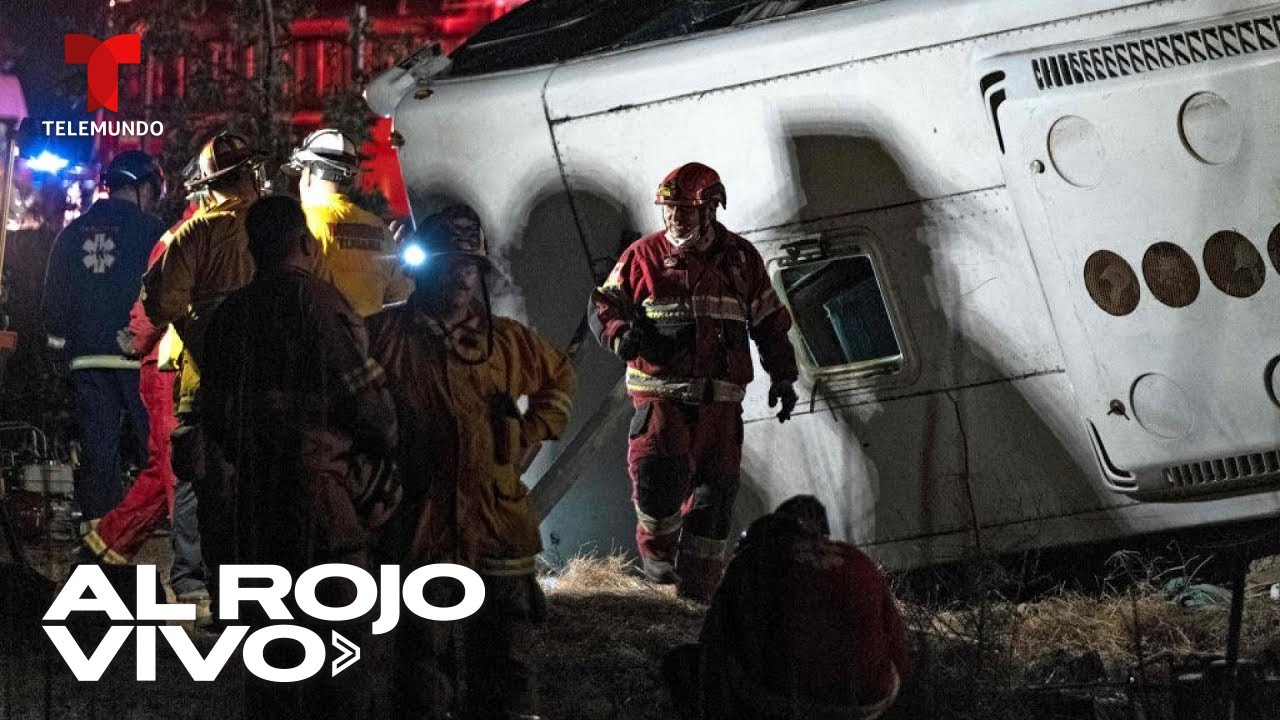 Aparatoso accidente de autobús deja al menos siete muertos y decenas de heridos en México