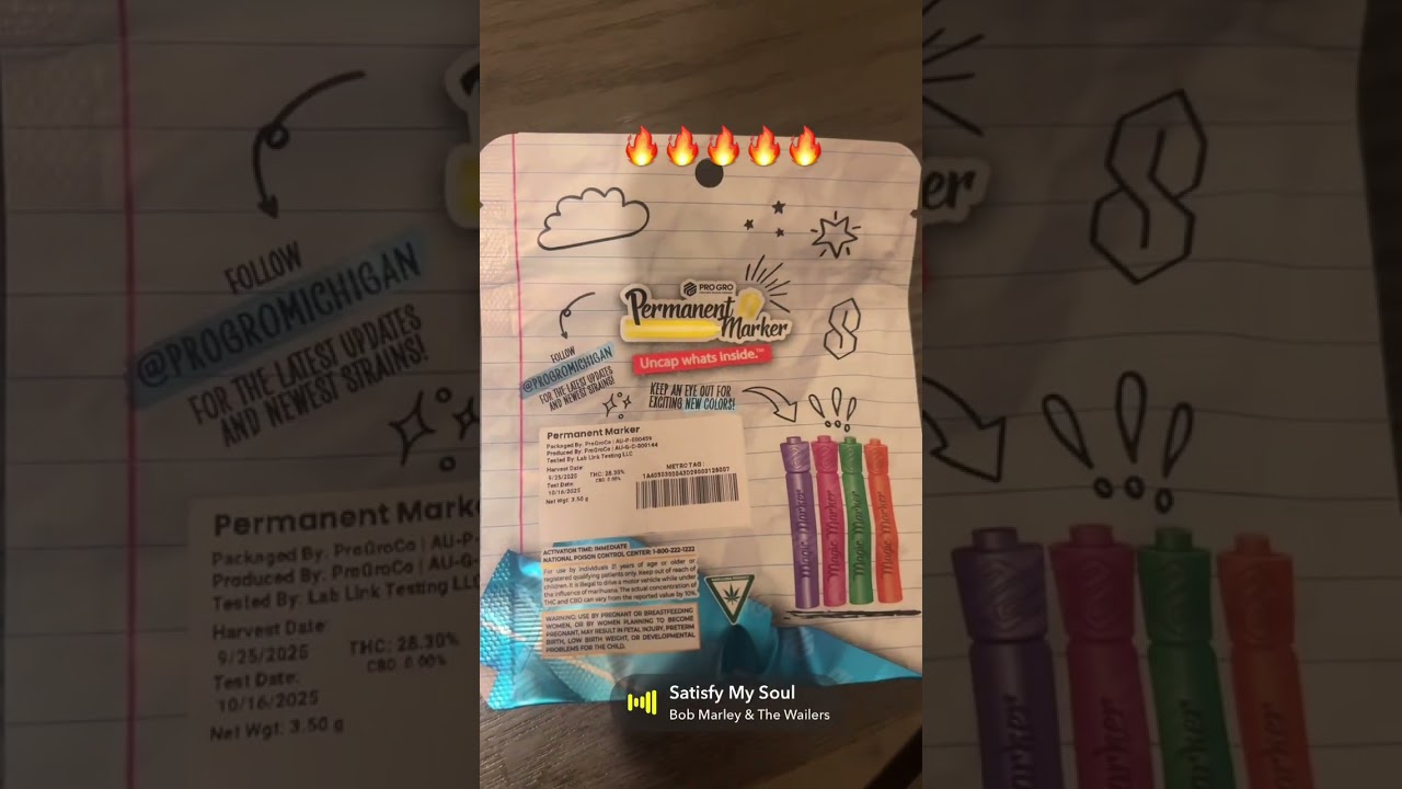 Permanent marker from Pro grow ; 9.2/10 🔥🔥🔥 