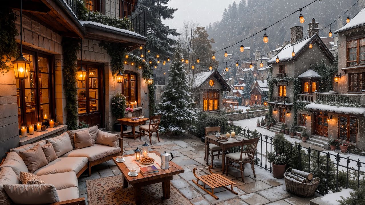 Relaxing Piano Jazz Music ☃️ Winter Jazz Coffee Shop Ambience & Smooth Jazz Background Music