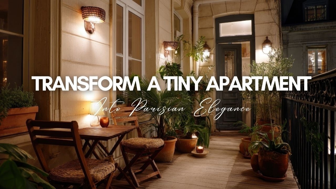 Transform a Tiny Apartment into Parisian Elegance