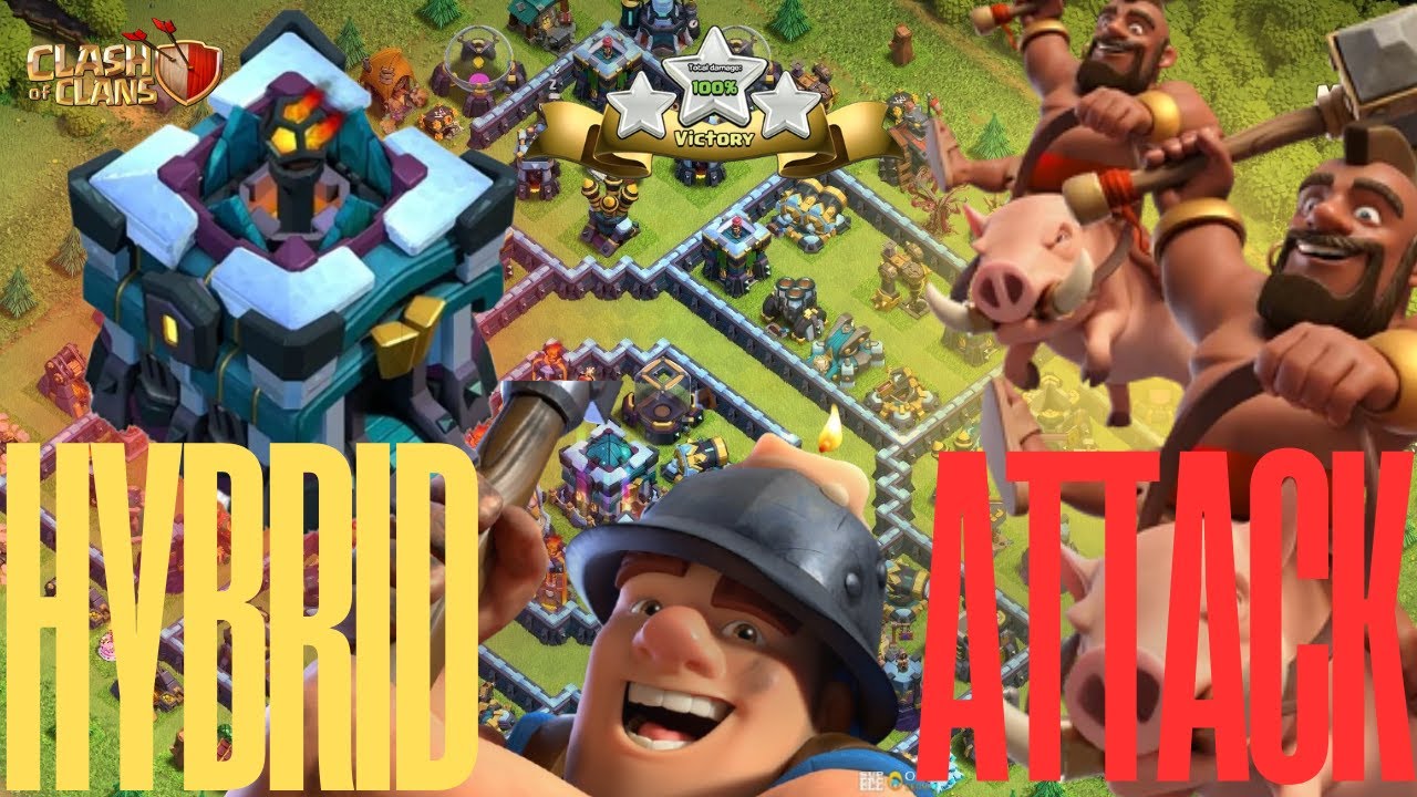 This Royal Champion Trick Makes TH13 Hybrid INSANELY Consistent! #coc #clashofclans #supercell