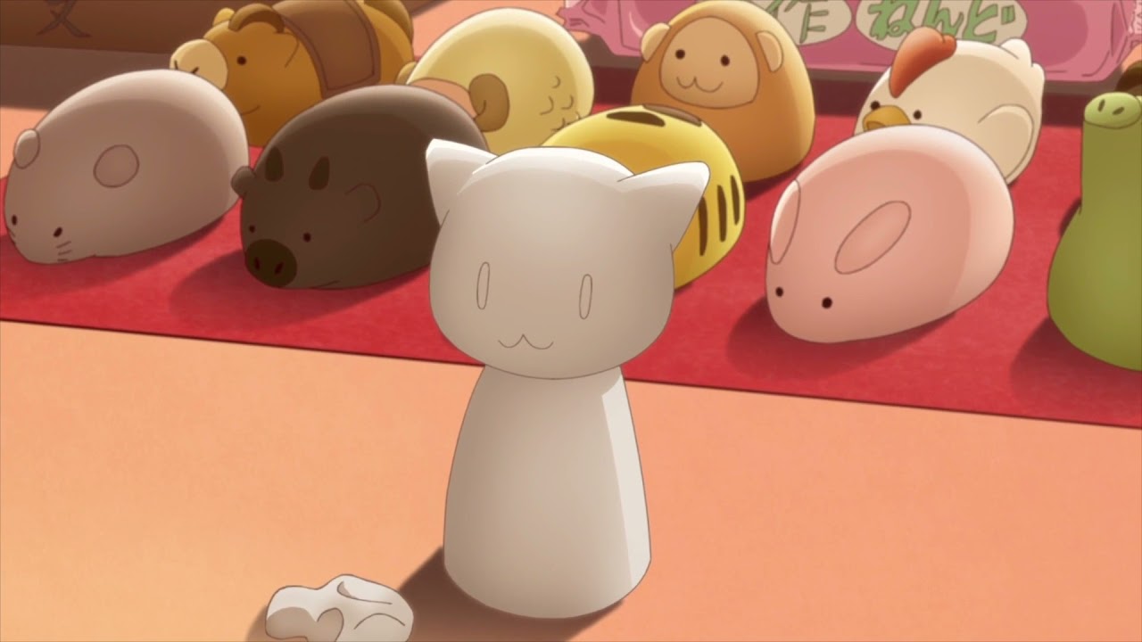 Fruits Basket | Kyo finds Tohru making a cat figurine of him