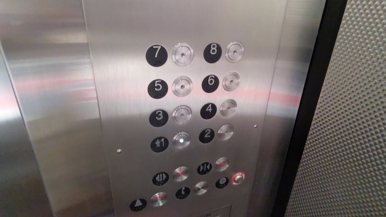 Westinghouse Traction Elevators @ Plaza Park Parking Garage - Indianapolis, Indiana