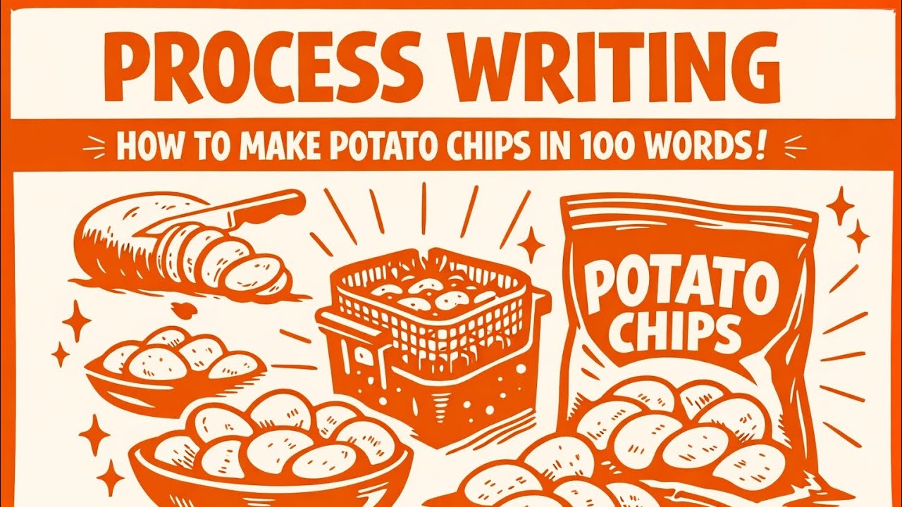 Process writing How to make potato chips #subscribe #like#comment#share #process writing
