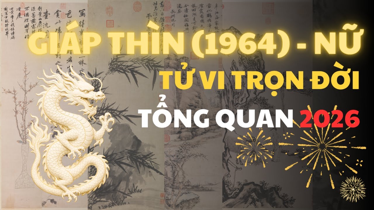 Tử Vi Trọn Đời Nữ Giáp Thìn 1964 Và Tổng Quan Năm 2026 | Kho Tu Vi