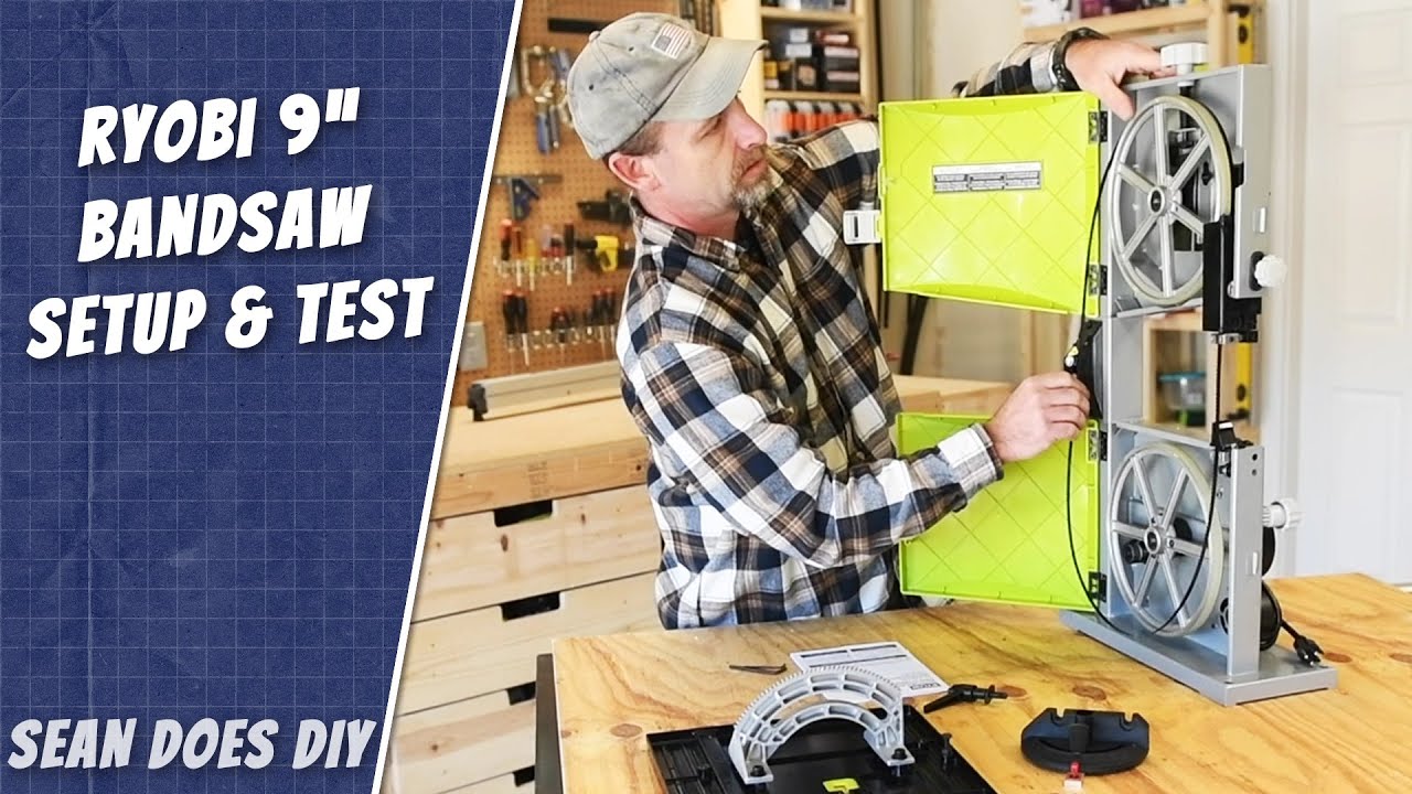 Сборка и настройка ленточной пилы Ryobi 9