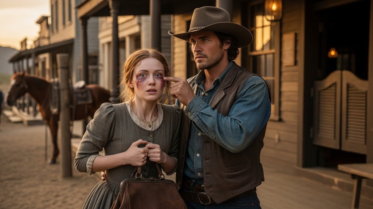 Mail-Order Bride Arrived With A Black Eye, The Cowboy Asked "Where Is He" And His Voice Went Cold