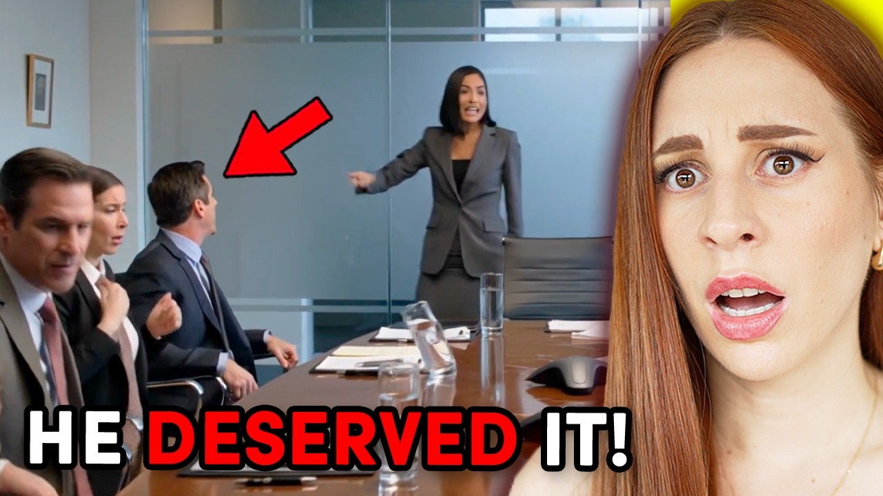 boss stole my work&hellip; so I exposed him in front of EVERYONE - Charlotte Dobre REACTION