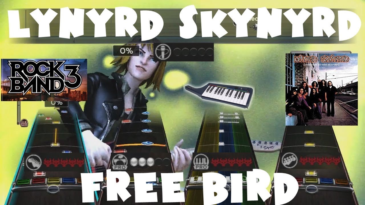 (+Keys) Lynyrd Skynyrd - Free Bird - Rock Band 3 Expert Full Band