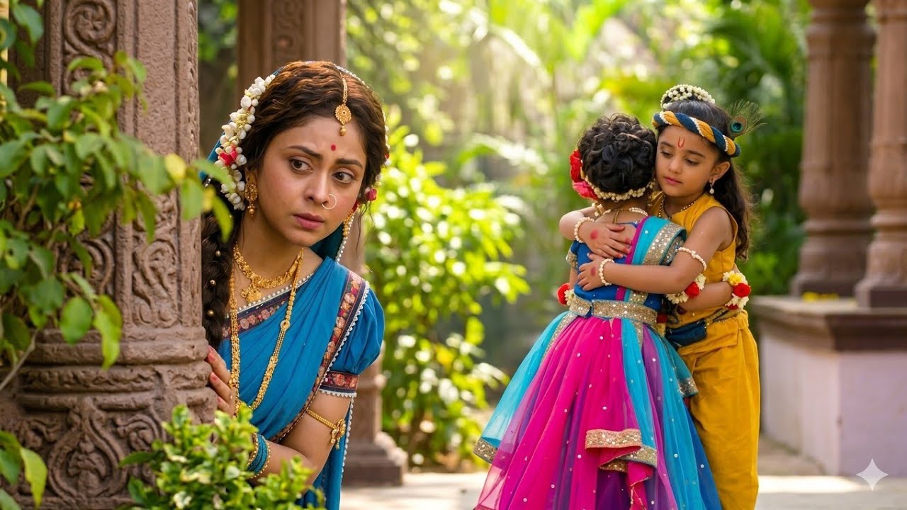 जब यशोदा मैया ने देखा राधा-बाल कृष्ण का प्यार… | यशोमती मईया के नंदलाला | Shree Krishan Leela