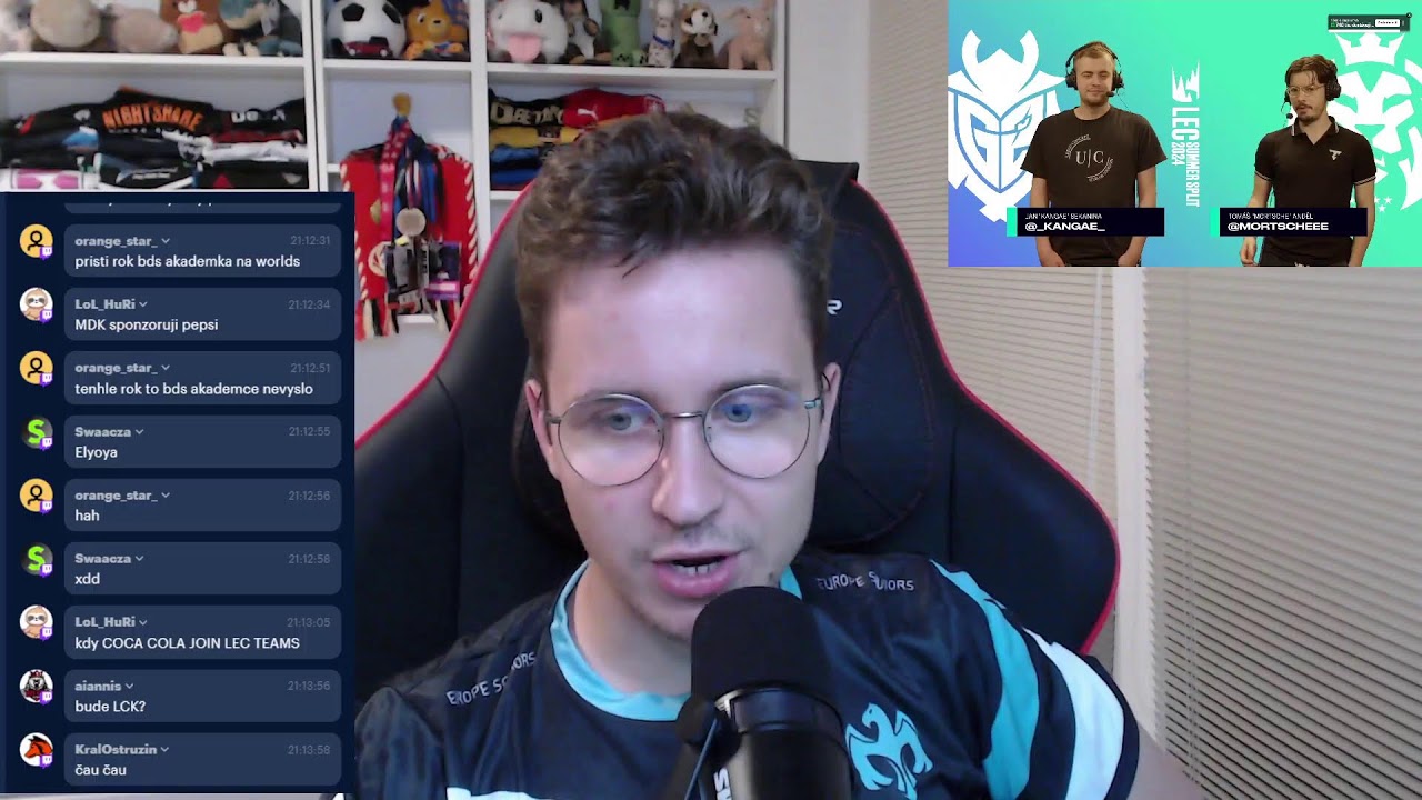 LEC SEMI G2 VS. MAD COSTREAM S DAVKOU, FANDÍME LVŮM
