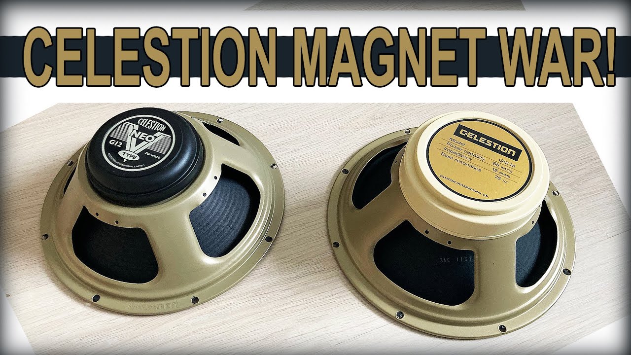 NEO V-TYPE  V.S. CREAMBACK M | CELESTION SPEAKERS COMPARISON | #guitarspeaker #guitar