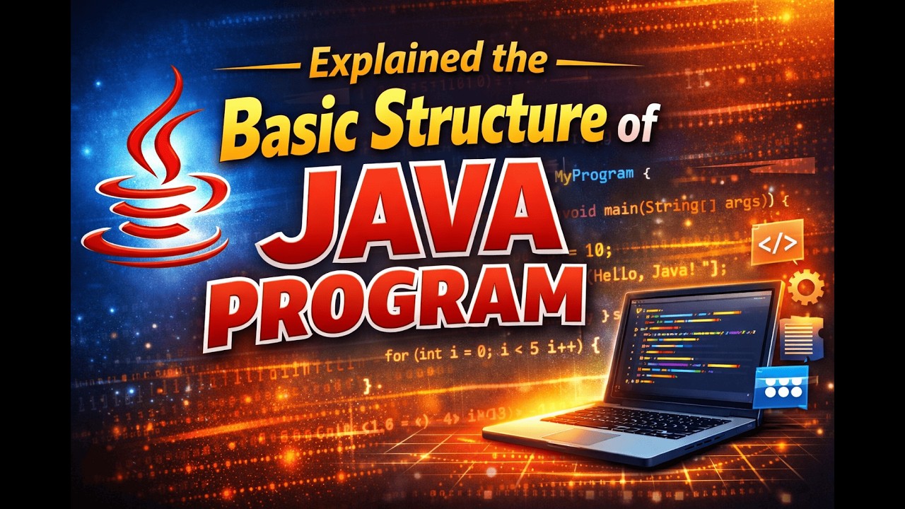 Explained the Basic Structure of Java Program Part-1 #JavaProgramming#JavaBasics#SoftwareDevelopment