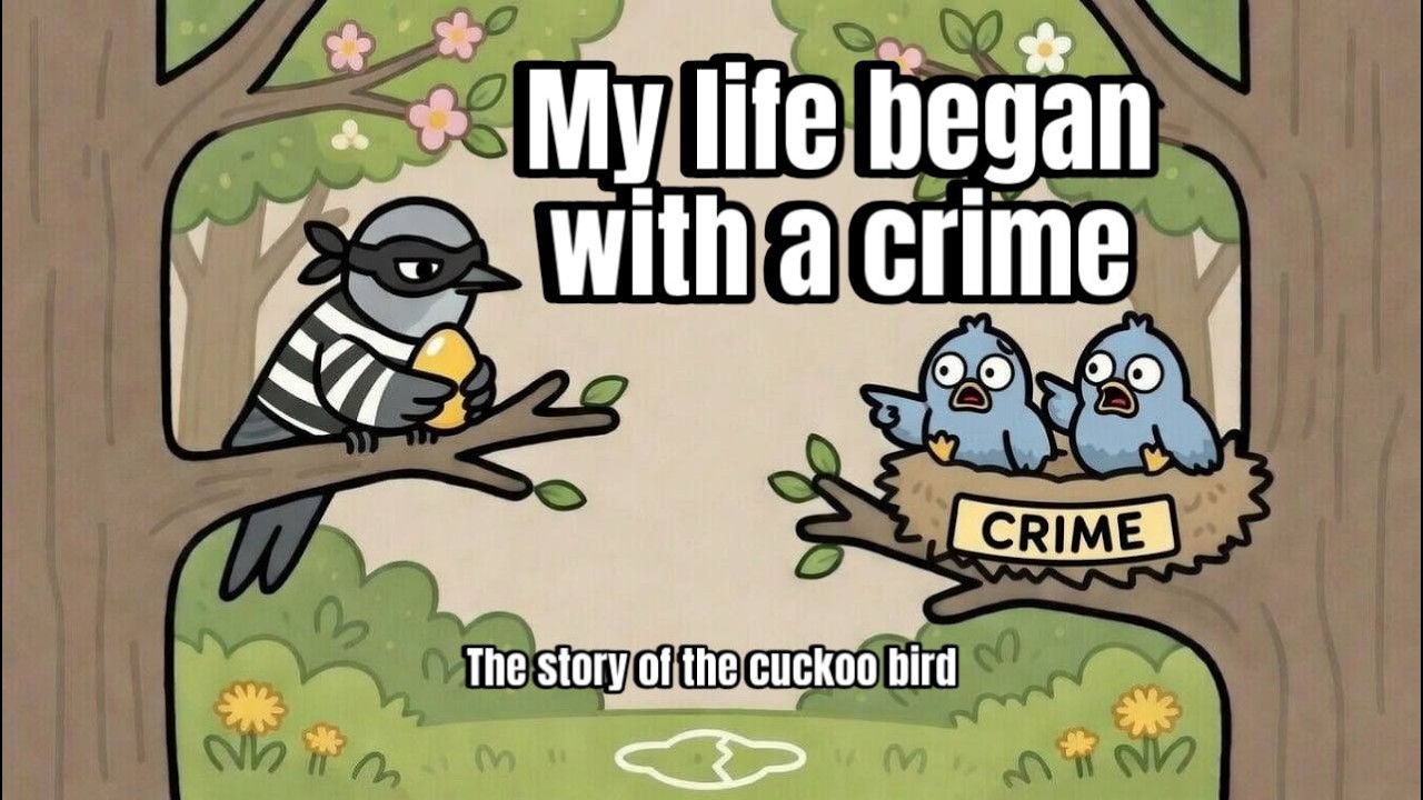 You are the son of a cuckoo. The complete life cycle.