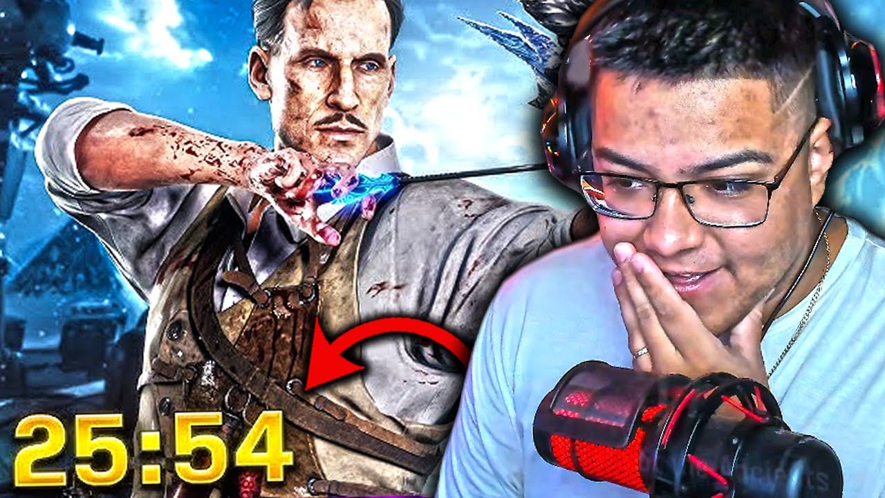 LOUCURA novo RECORDE MUNDIAL SPEEDRUN em DER EISENDRACHE no ZOMBIES BLACK OPS 3