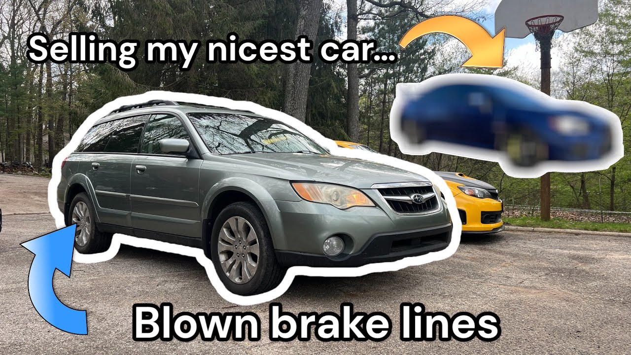 Тормозные шланги на моём Subaru Outback порвались, и мне пришлось их починить. Как починить заржа...