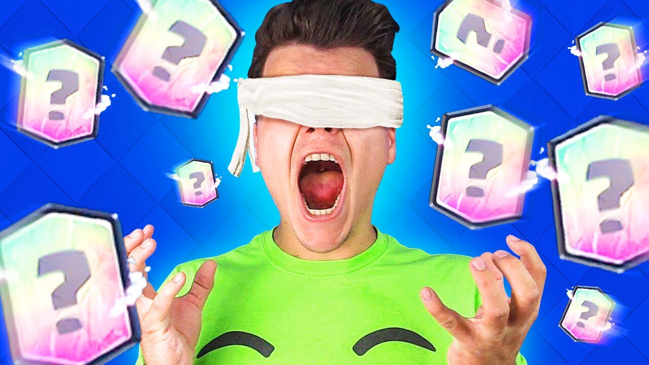 ULTIMATE BLINDFOLD DECK CHALLENGE! (Clash Royale)