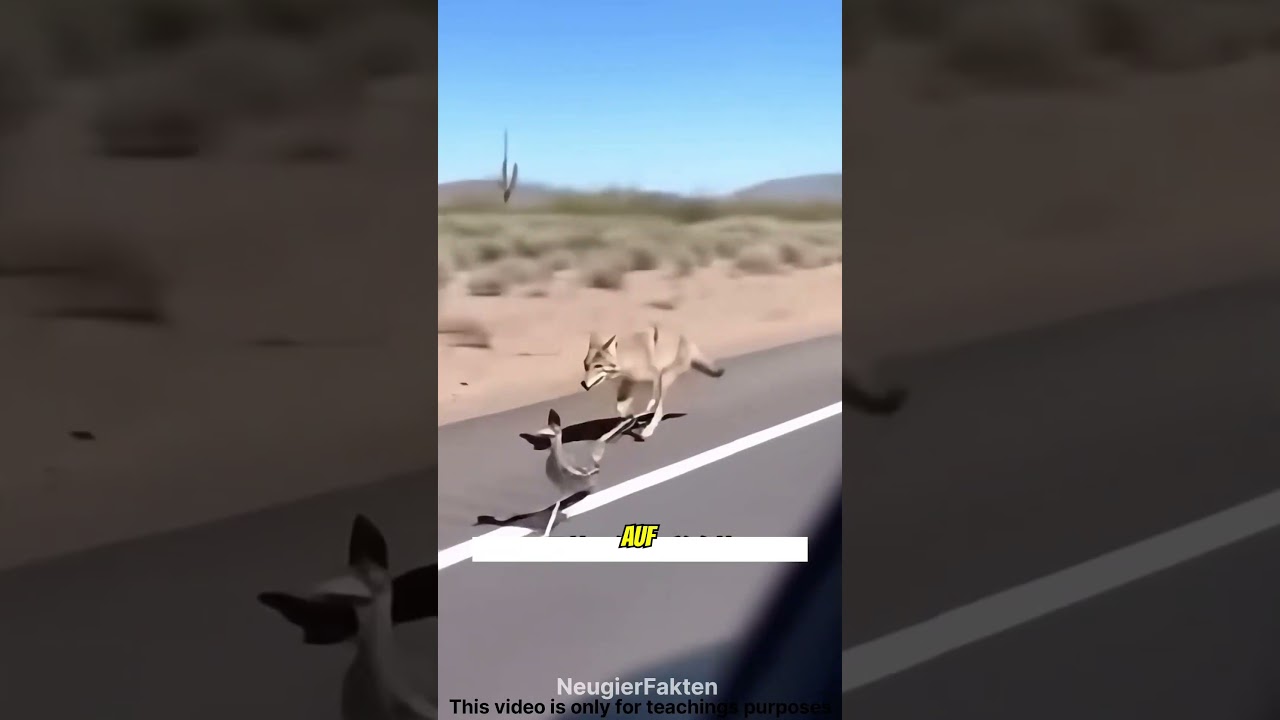 Warum benutzt der Wegekuckuck nie seine Flügel zur Flucht? 