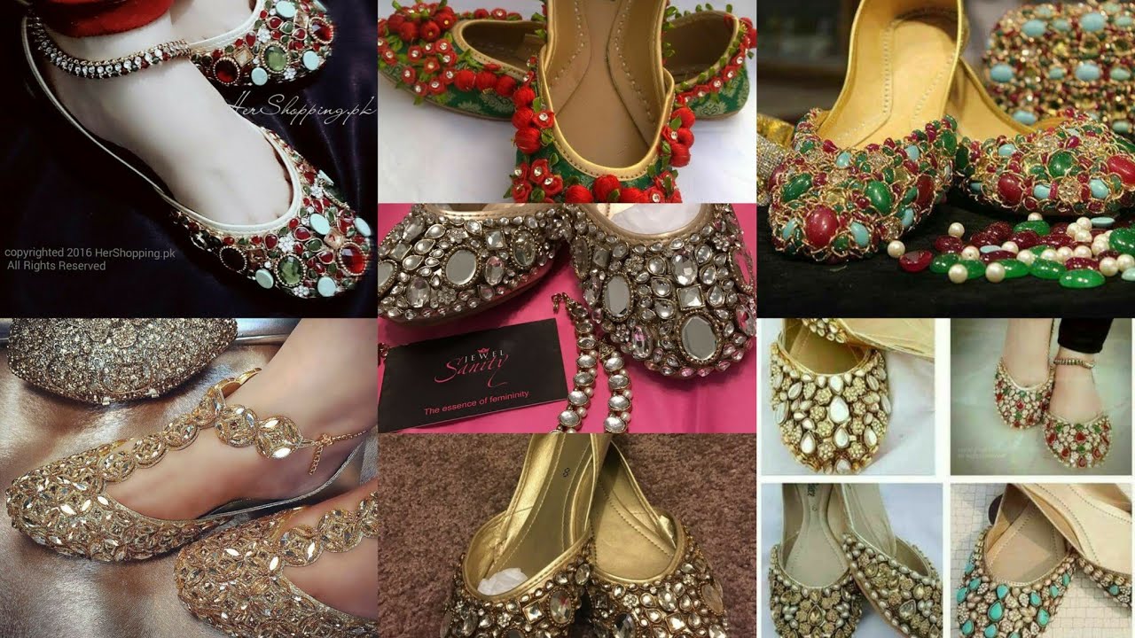 Precious New Bridal Khussa Shoes designs For Female 2023