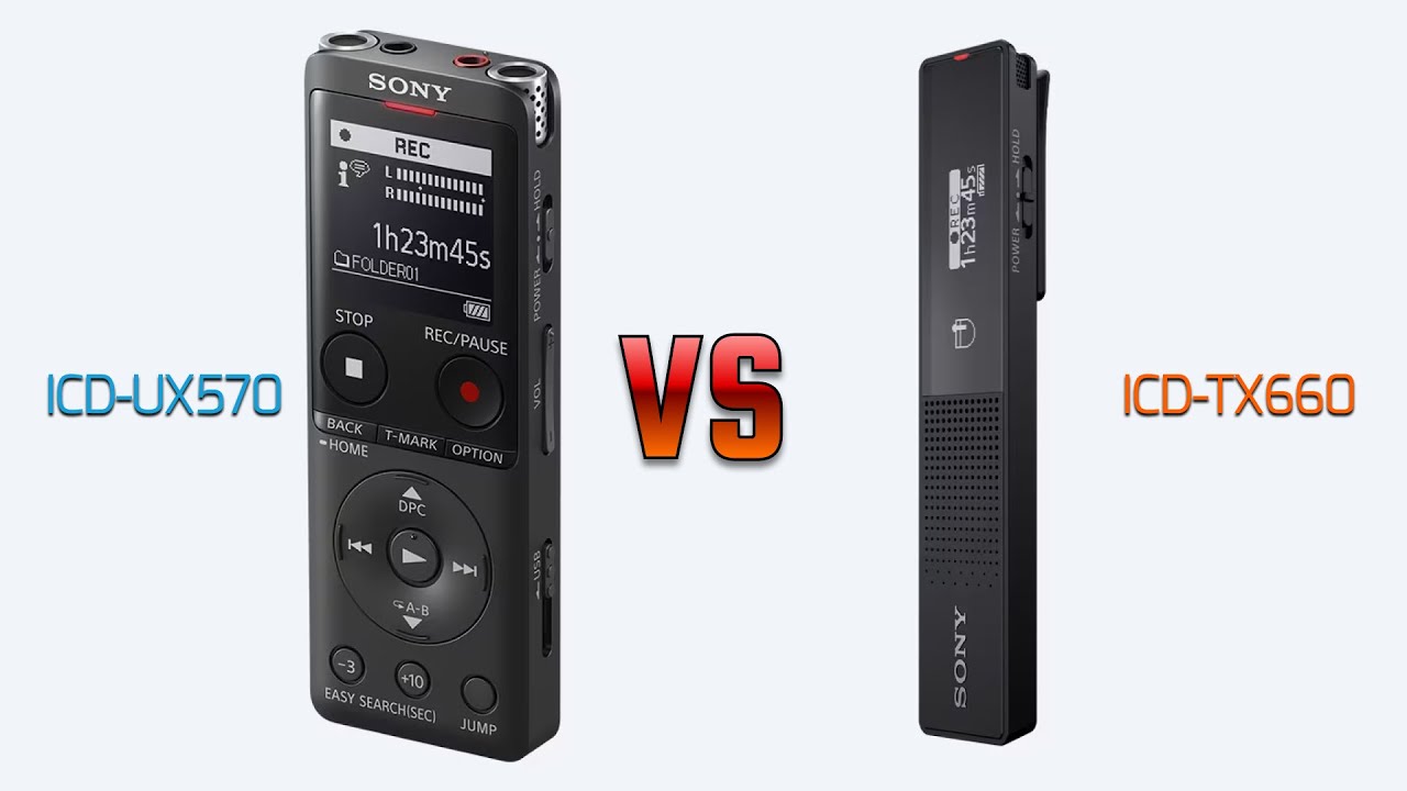 (Сравнение аудио) Диктофон Sony ICD-UX570F и Sony ICD-TX660