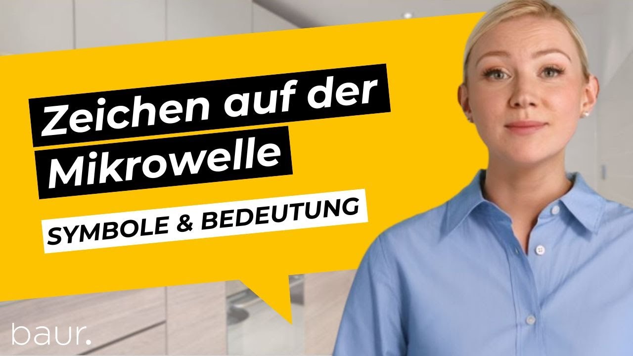 Zeichen auf der Mikrowelle – Symbole & Bedeutung | BAUR
