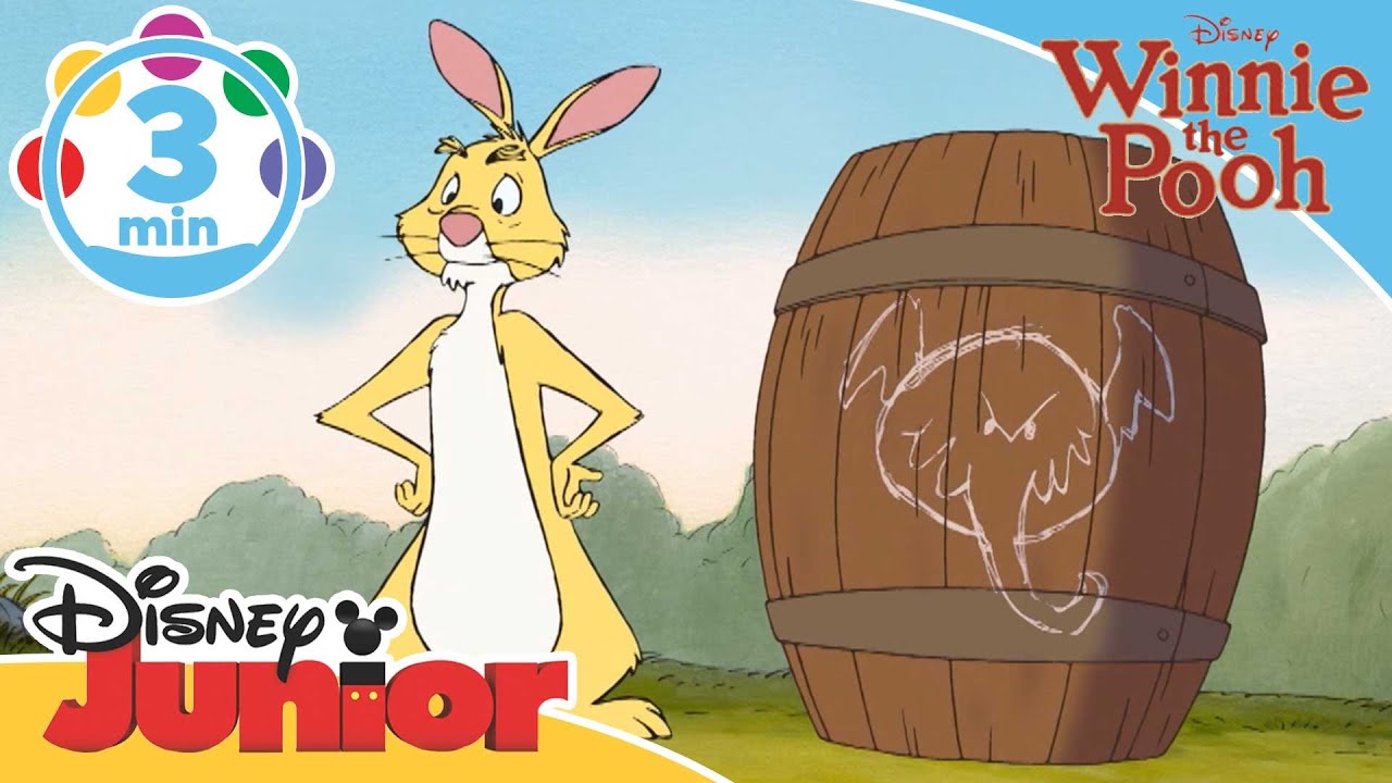 The Mini Adventures of Winnie the Pooh | Rabbit's Expedition | @disneykids
