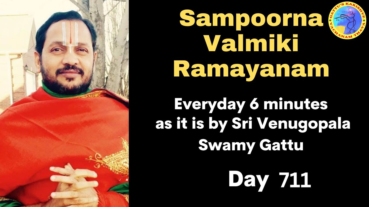 Sampoorna Valmiki Ramayanam - English - Day 711