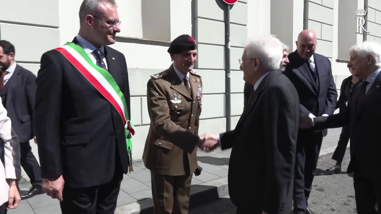 25 aprile, Mattarella al "Campo dei Partigiani" di Genova