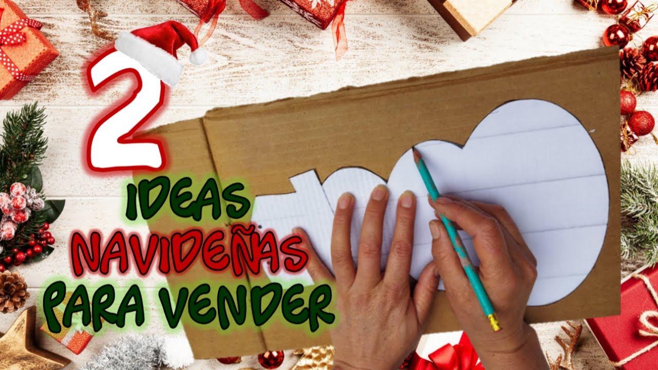 2 IDEAS NAVIDEÑAS PARA VENDER O REGALAR - Navidad 2021 - Christmas crafts to sell or give away