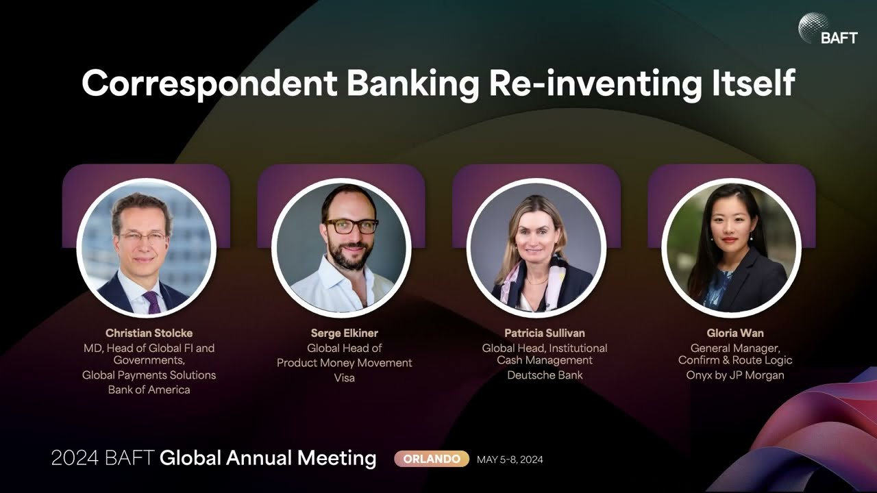 Correspondent Banking Re-Inventing Itself