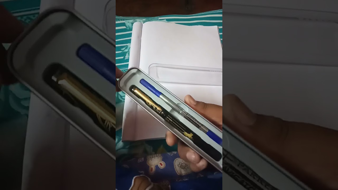Parker Vector Timecheck gold trim rollerball pen limited edition unboxing