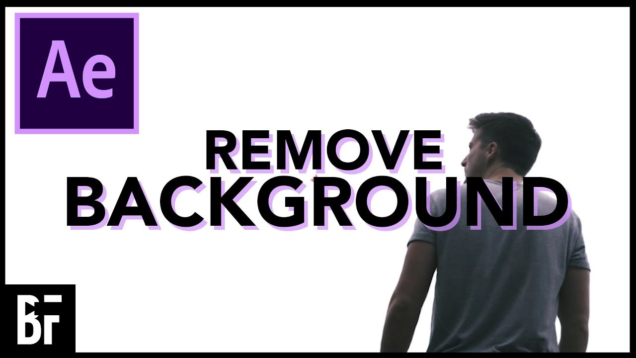 Удалить фон с помощью After Effects