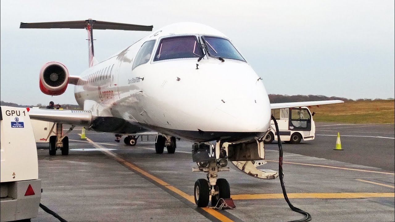 Loganair E145 Southampton to Newcastle Airport (Full Flight)
