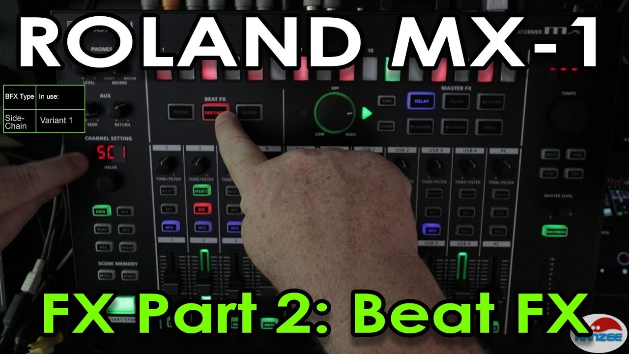 Roland MX-1 FX Part 2 - Beat FX