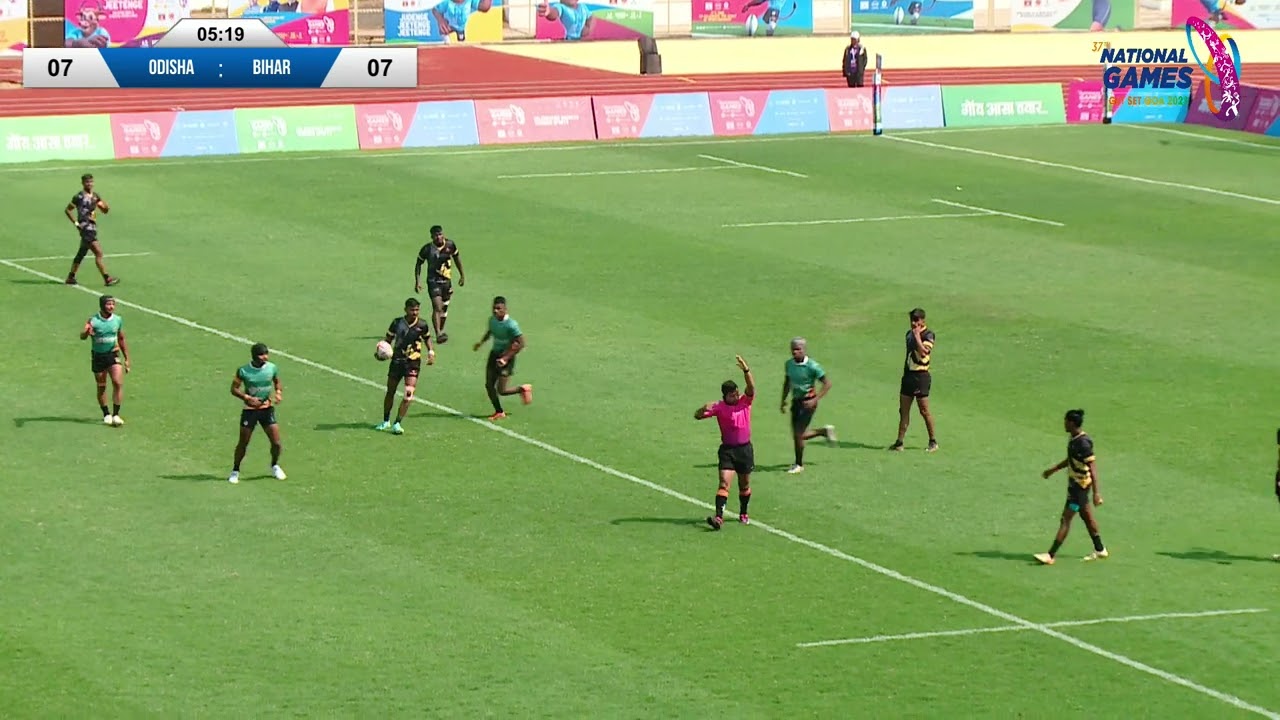 37th National games goa rugby Bihar vs Odisha full match 
