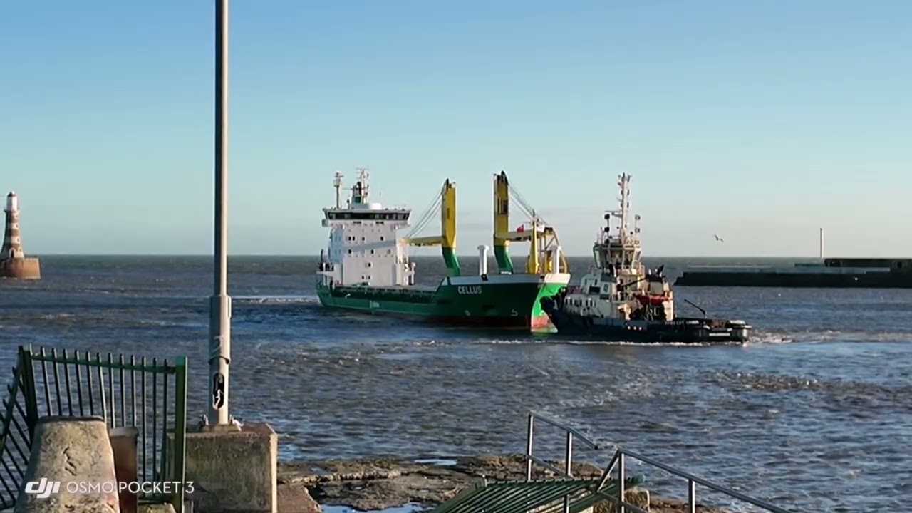 Tugs arrive to free ship