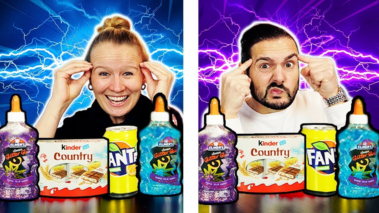 TWIN TELEPATHY Slime Or Food CHALLENGE! Sind Kathi & Kaan ZWILLINGE, wenn es um Slime & Essen geht?