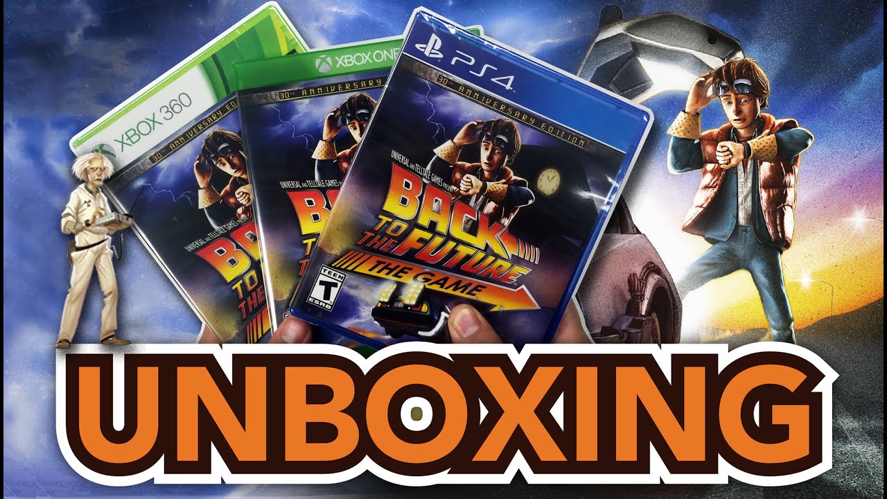 Back To The Future The Game (30th Anniversary Edition) (PS4 / Xbox One / Xbox 360) Unboxing!!