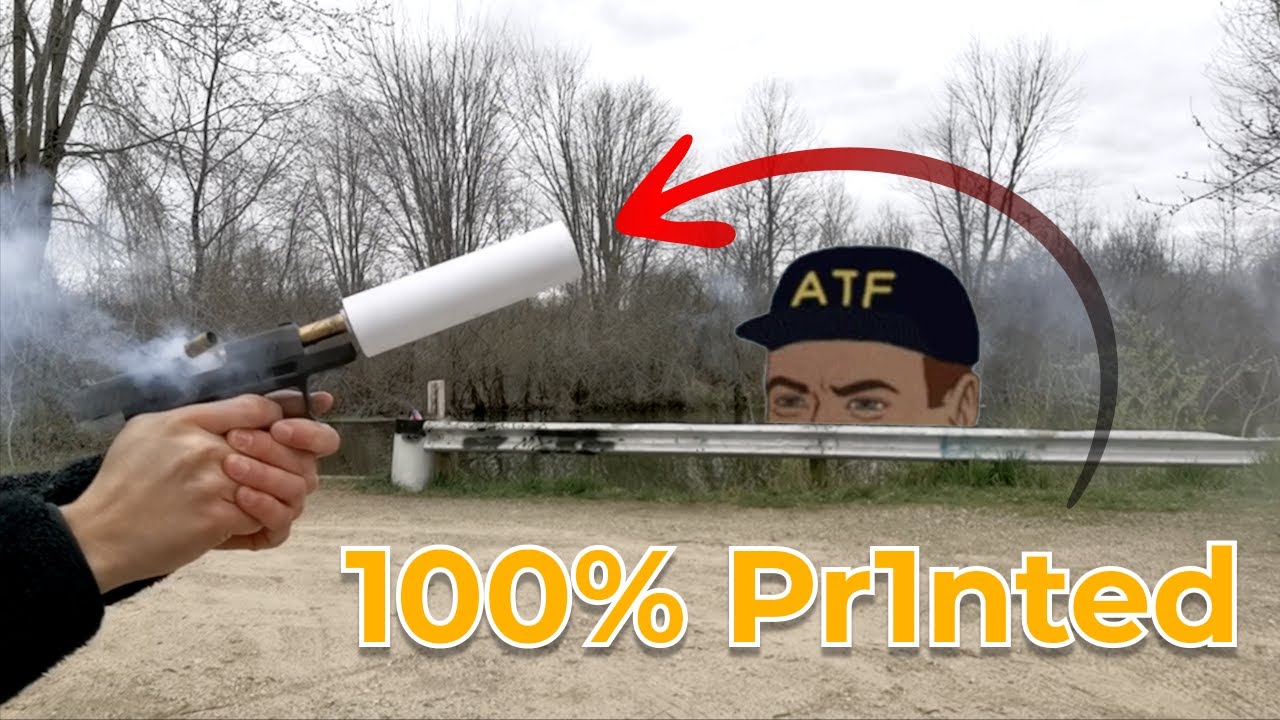 The OP9 - Completely plastic 9mm suppressor
