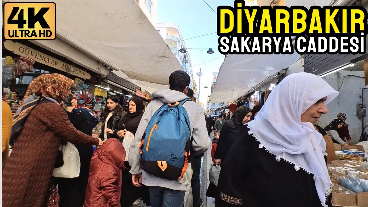 Diyarbakır'ın en işlek Açık Hava Pazarı 