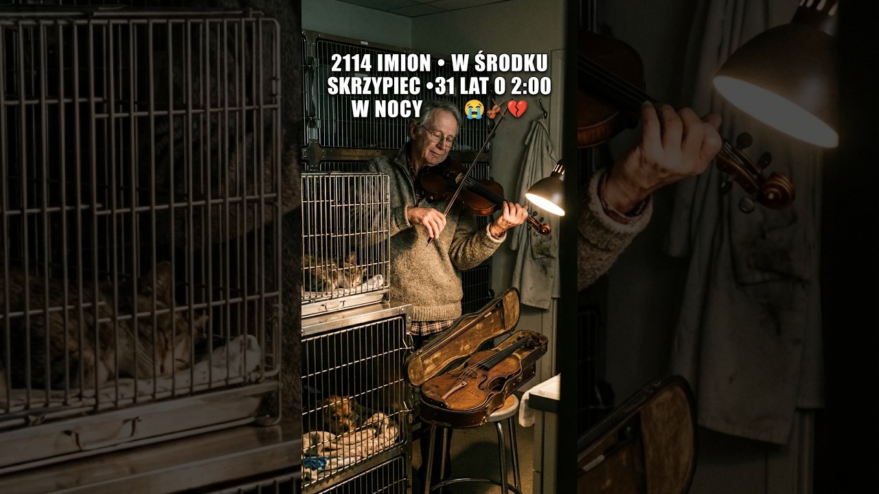 😭 Weterynarz grał na skrzypcach o 2 w nocy. 31 lat. W środku — 2114 imion 💔🎻