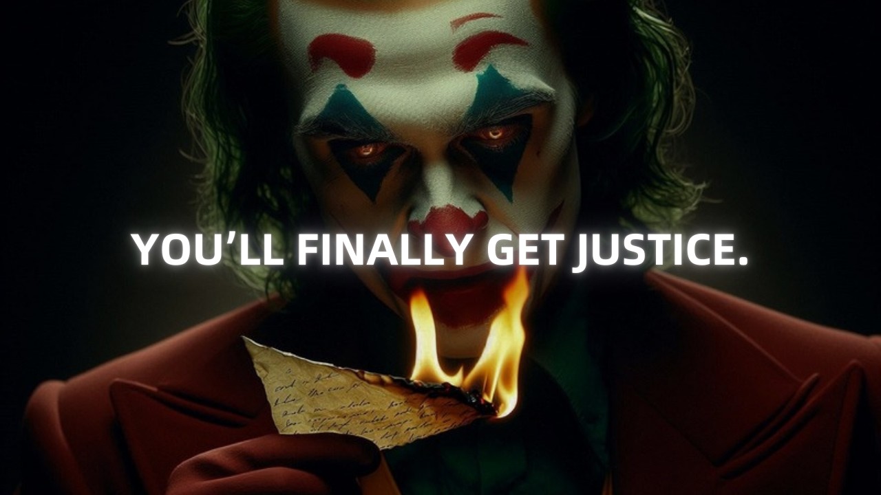 Someone Found the Receipts—U Were Right… Now They Guard Ur Reputation - Joker Motivation (Powerful)