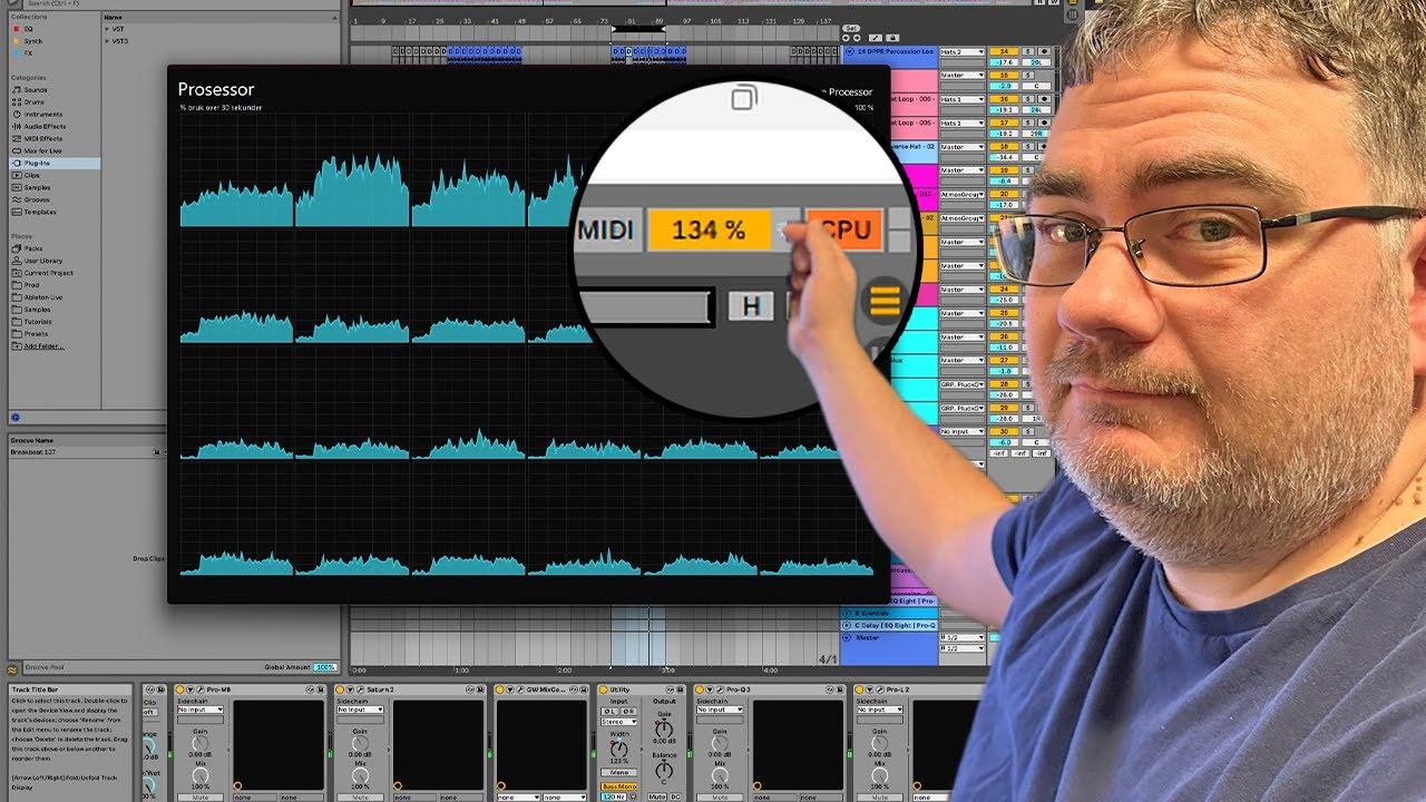 Ableton: избавьтесь от треска, щелчков и советы по покупке процессора