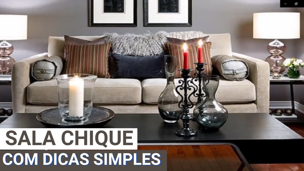 10 DICAS SIMPLES PARA TER UMA SALA PEQUENA CHIQUE - CASA DE RICO